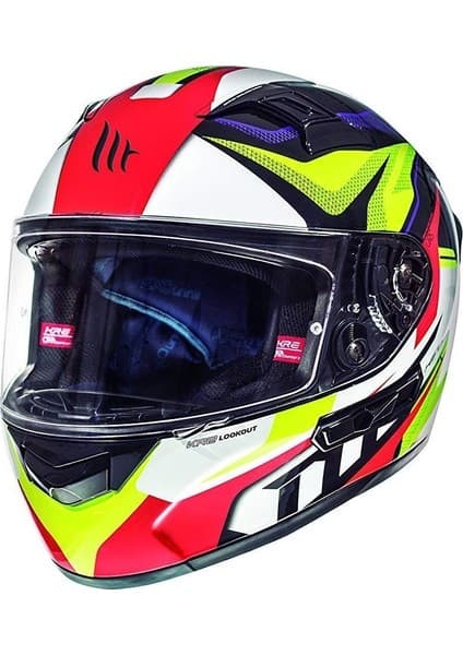 MT Kre Lookout G4 Gloss Full Face Motosiklet Kaski