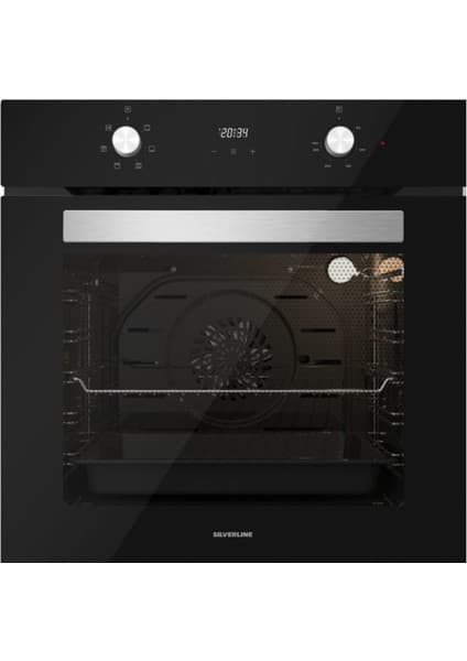 Silverline Sılverlıne BO6502B01 Multi Fonksiyonel Siyah Ankastre Fırın