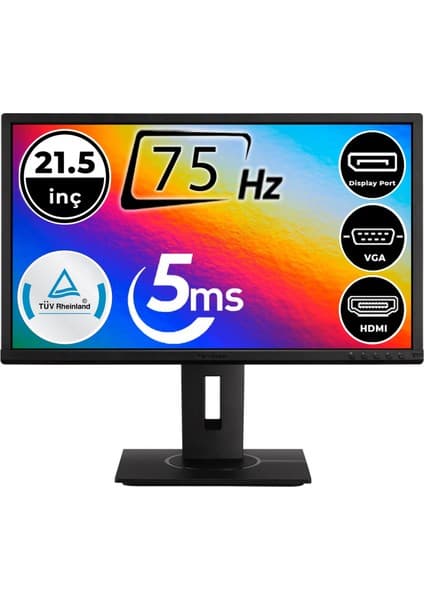 Lenovo C22-20 21.5” 5ms 75Hz (Hdmı+Analog) Full Hd Monitör 62A7KAT1TK