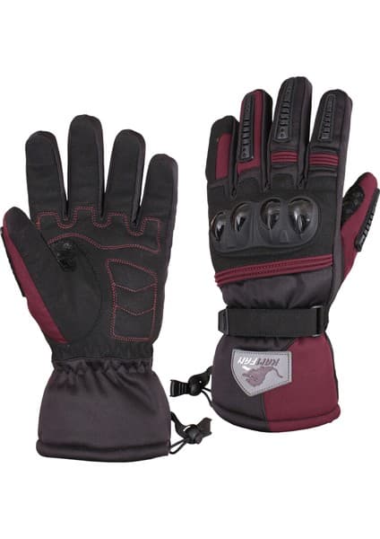 Kamfan Su Geçirmez ve Dokunmatik Ekranlı Kış Motosikleti Eldivenleri 8