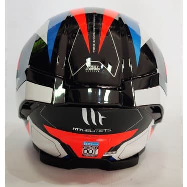 MT Kask Thunder 4sv Valiant A0 Gloss Pearl White - Iç Güneş Vizörlü 5