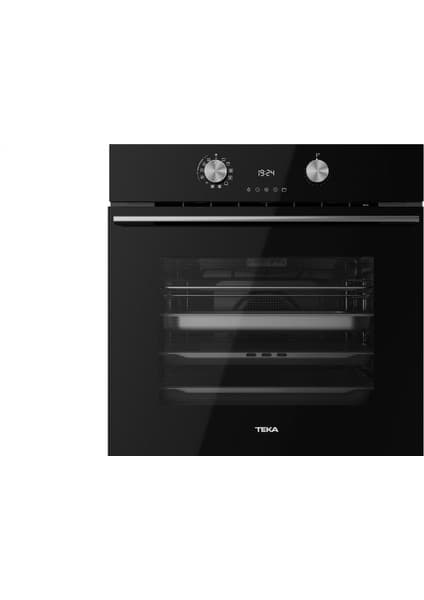 Teka - Steamchef Hlb 8550 Sc - Ankastre Multifonksiyonel Dijital Ekranlı Buharlı Turbo Fırın - Siyah Cam - 70 Lt - 111200002