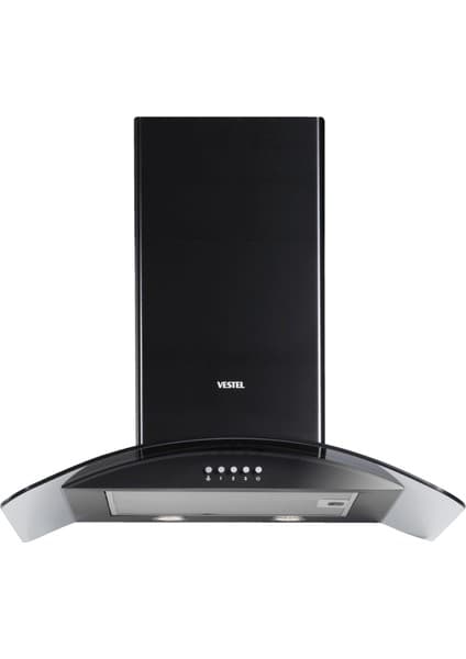 Vestel AD-6011 S Siyah Duvar Tipi Alüminyum Filtreli Ankastre Davlumbaz - Şık ve Fonksiyonel