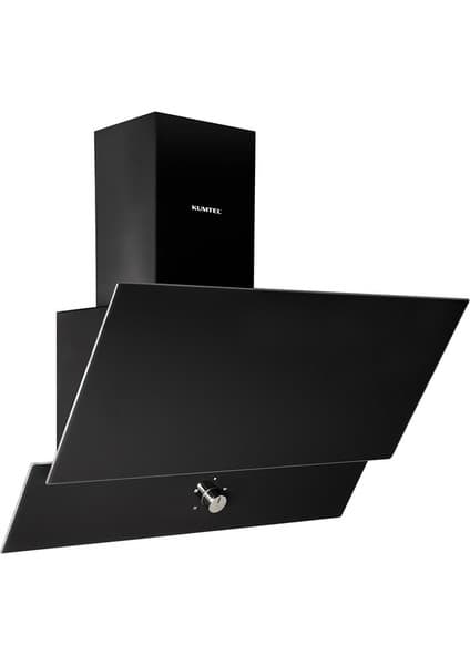 Kumtel Siyah Cam Davlumbaz DA6-830