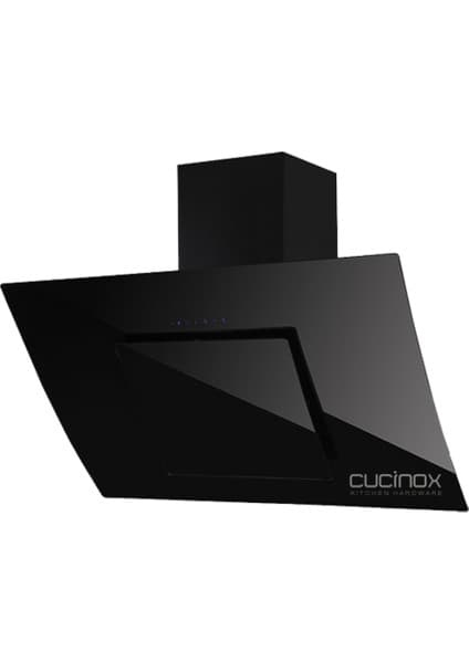 Cucinox 2010 Eğimli Siyah Davlumbaz - 120 cm Üzeri Genişlik