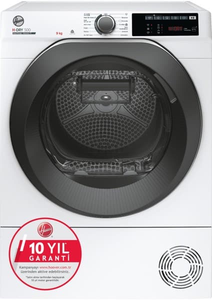 Hoover Ndeh9A2Tcbexs-17 9 kg Wi-Fi Bağlantılı Isı Pompalı Kurutma Makinesi 8