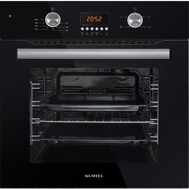 Kumtel 3'lü Ankastre Set (A6-SF2 Siyah Fırın + KO 40TA-HDF Siyah NG Cam Ocak + DA6-835 B Siyah Davlumbaz) 2