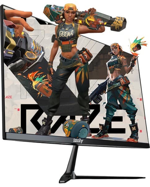 İzoly 2456 24" 100Hz 1ms Full HD Curved HDMI+VGA Monitör 6