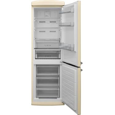 Vestel Retro NFK37201 Bej F Enerji Sınıfı 366 Lt Buzdolabı 2
