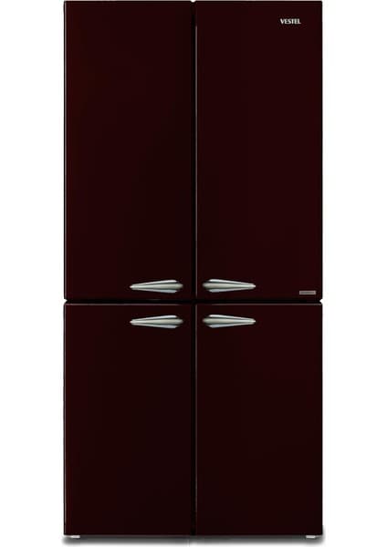 Vestel Retro FD56001 Bordo 487 Lt Gardırop Tipi Buzdolabı