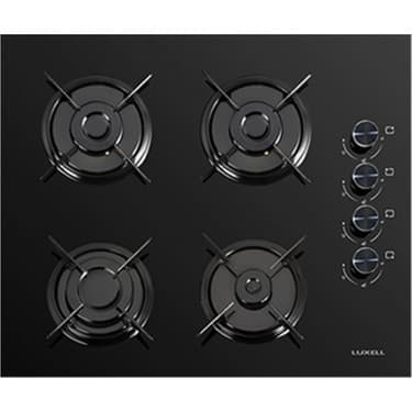 Luxell 88 Lt Platinum Siyah Ankastre Set - 4 Gözlü Gazlı Ocak ve Duvar Tipi Davlumbaz 5