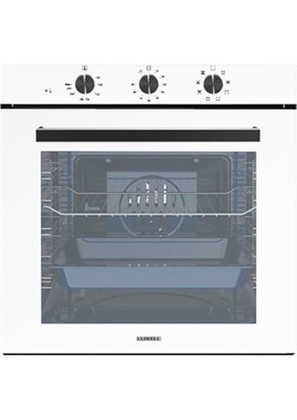 Luxell A68-SF3 88 Lt Süper Kristal Ankastre Beyaz Fırın New Series