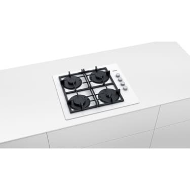 Siemens EO6C2PO90O IQ100 Gazlı 60 cm Beyaz Ankastre Ocak 2