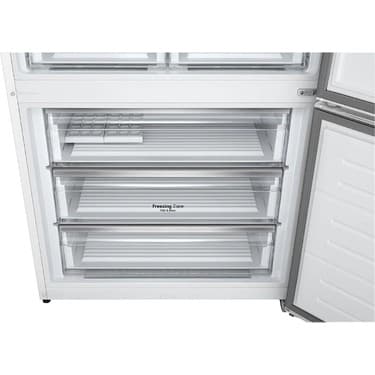 LG Çift Kapılı Buzdolabı 407 Lt E Sınıfı No Frost Beyaz Hızlı Soğutma ve Dondurma Özellikli 3