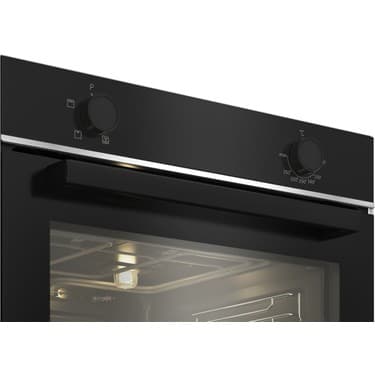 Beko BFC 210 S Siyah Ankastre Fırın - 80L, A Enerji Sınıfı 3