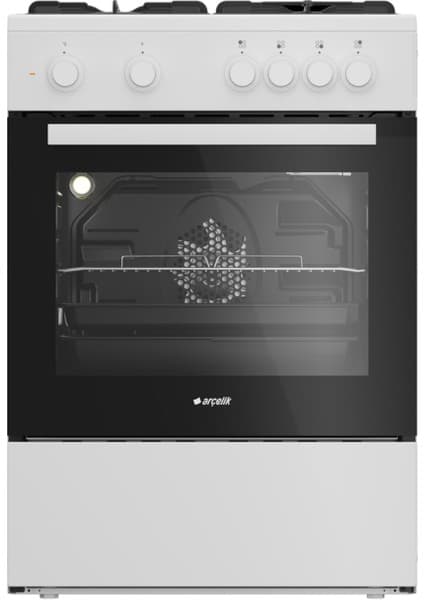 Arçelik F 8440 B Ocaklı 66 L Fırın Beyaz