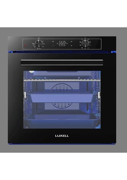 Luxell A68-SGF3 9+1 Pro 2 Düğme Fırın Siyah