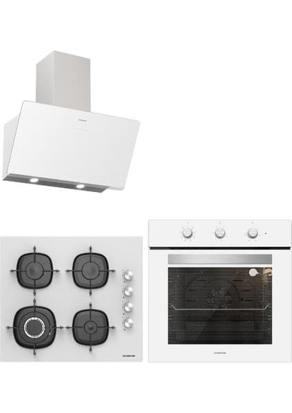 Silverline 3'lü Ankastre Set (BO6503W01-3457 SOHO-CS5629W01)