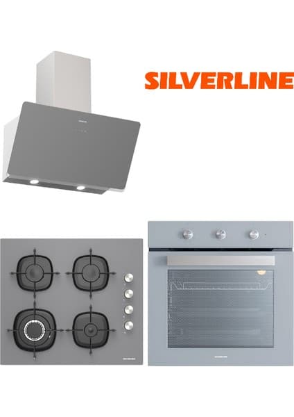 Silverline 3'lü Ankastre Set (BO6503S01-3457 SOHO-CS5629S01)