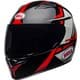 Bell Ps Qualifier Flare Black Black-Red Full Face Motosiklet Kaski 3