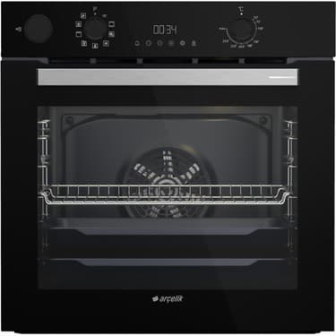 Arçelik Afc 360 S Siyah Cam Yüzeyli Buhar Destekli Ankastre Fırın 2