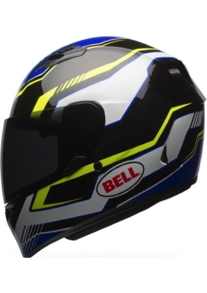 Bell Ps Qualifier Torque Blue/yellow Full Face Motosiklet Kaski 6