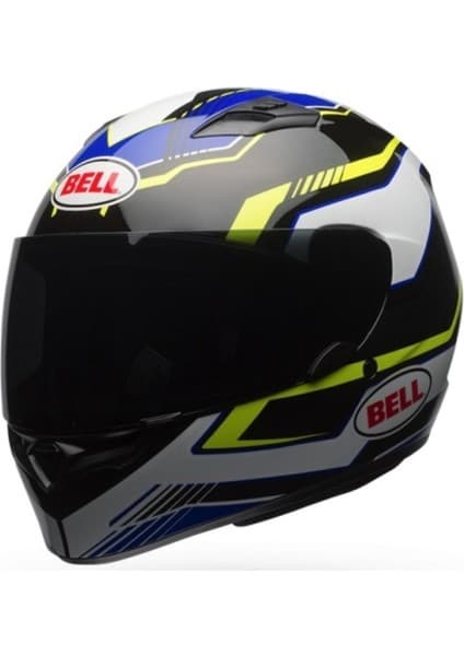 Bell Ps Qualifier Torque Blue/yellow Full Face Motosiklet Kaski 8