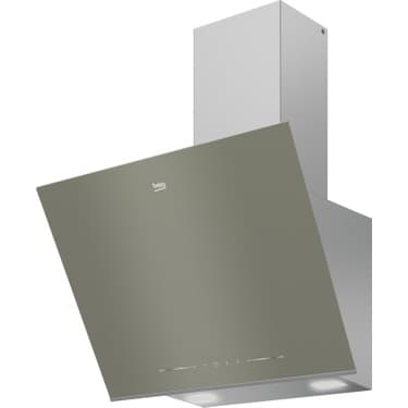 Beko Eğimli Duvar Tipi Davlumbaz Gri Renk Dokunmatik Kontrol 408 m3/sa Hava Debisi 2
