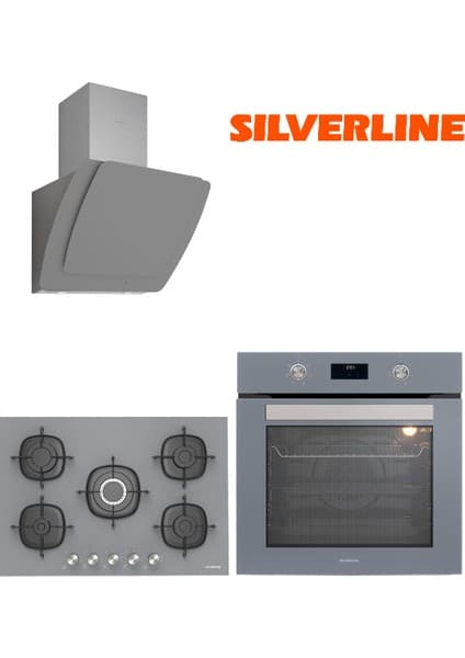 Silverline Sılverlıne 3'lü Ankastre Set (BO6502S02-3373 MİSTO-CS5622S01)