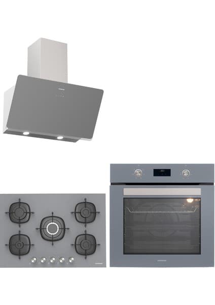 Silverline Sılverlıne 3'lü Ankastre Set (BO6502S02-3457 SOHO-CS5622S01)