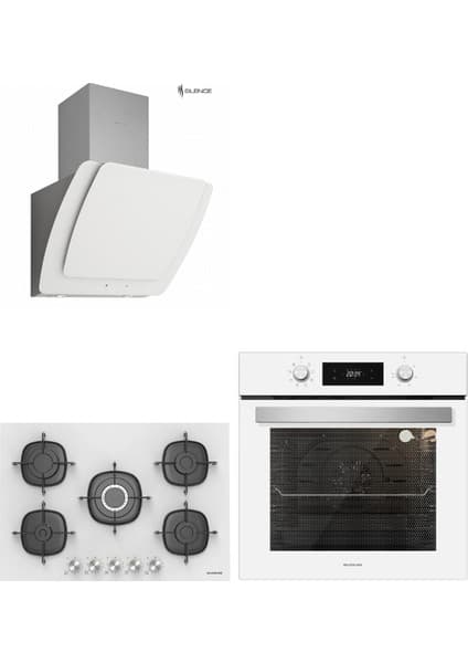 Silverline Sılverlıne 3'lü Ankastre Set (BO6504W01-3373 MİSTO-CS5622W01)