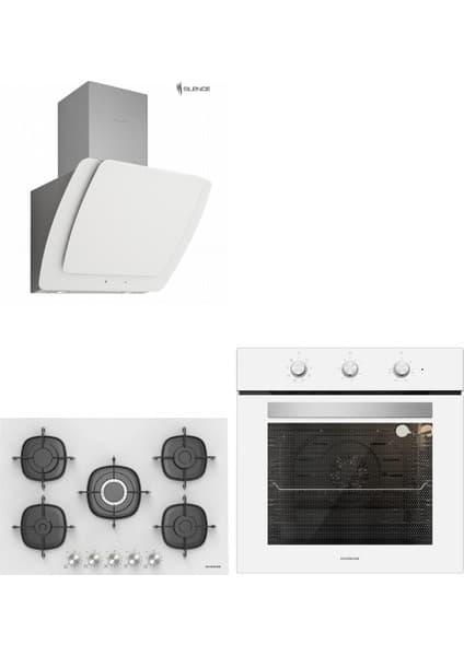 Silverline Sılverlıne 3'lü Ankastre Set (BO6503W01-3373 MİSTO-CS5622W01)