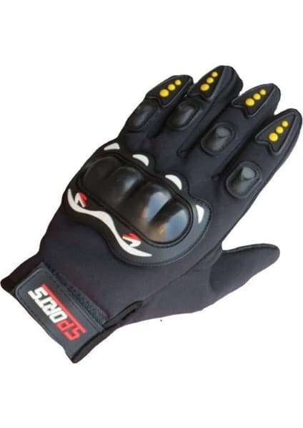 RPQ Motosiklet Motosiklet Eldivenleri Açık Spor Nefes Alabilen Kaymaz Uzun Parmak Yarım Parmak Dokunmatik Ekran Koruyucu Bisiklet Eldivenleri (Yurt Dışından)