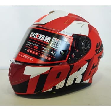 MT Kask mt Targo Pro Biger C5 Mat Red Şefaf Vizörlü 2