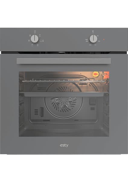 Esty AEF6601S01 Ankastre Fırın Gri