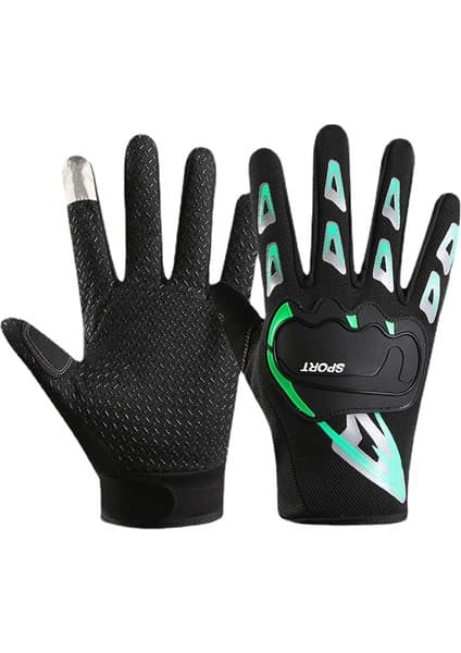 İyi Kalite Iyi Kalite Erkek Motosiklet Eldiveni - Yeşil (Yurt Dışından)