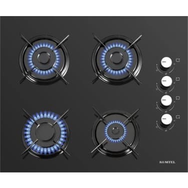 Kumtel Siyah Cam Dijital / Dokunmatik Ankastre Set - 9 Programlı (Ko-40 Tahdf Ocak B66 - Sf2 Ddt Fırın DA6-833 Davlumbaz) 2