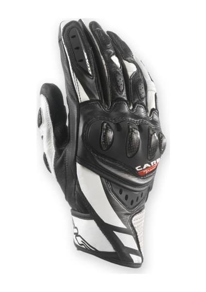 Clover Rsc-3 Siyah/Beyaz Yazlık Kısa Deri Eldiven