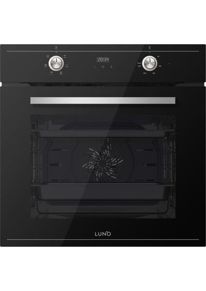 Luno Ankastre Cam Fırın 60 cm Siyah F6502B01 - 72 Lt, A Enerji Sınıfı