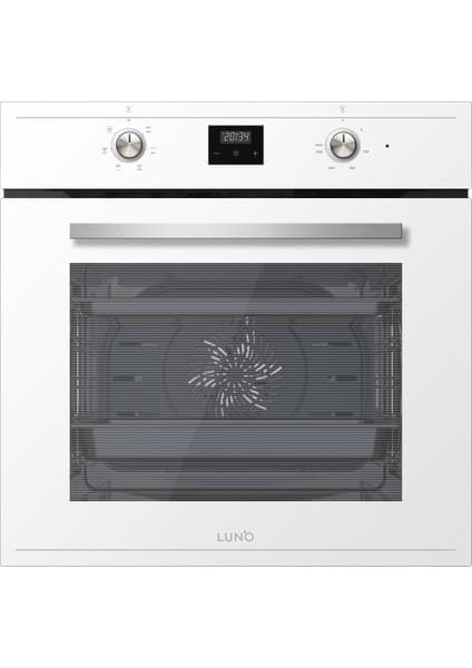 Luno Ankastre Cam Fırın 60 cm Beyaz F6502W01