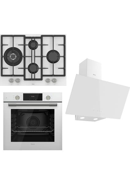 Ferre Flowart Serisi Beyaz Set (ED076 + QMS63CB +D078 )