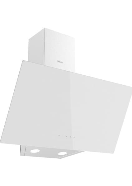 Ferre D078 Flowart Serisi Tek Cam Dokunmatik 60 cm Beyaz DAVLUMBAZ-500M3