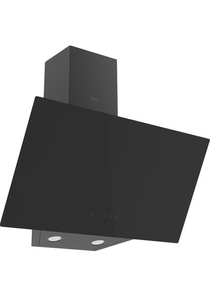 Ferre D077 Flowart Serisi Tek Cam Dokunmatik 60 cm Siyah Davlumbaz (500 m³/h)