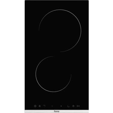 Ferre Ms231 2'li Vitroseramik Siyah Elektrikli Ankastre Ocak 30 Cm 2