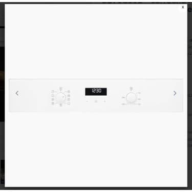 Electrolux EOF5C50BV Surroundcook Ankastre Katalitik Temizlemeli Beyaz Cam Fırın 3
