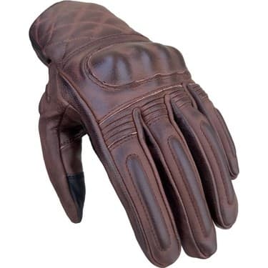 The Biker Jeans Hammer Brown Korumalı Motosiklet Deri Eldiveni 2