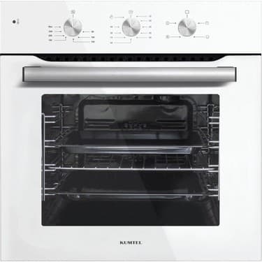 Kumtel Kristal Beyaz Ankastre Set ( B66S2 Fırın - KO-40TAHDF Ocak - DA6-830 Davlumbaz ) 2