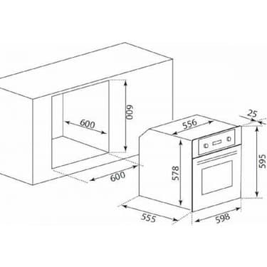 Kumtel Siyah Ankastre Set (A6-Sf2 (Mt) Fırın - KO40TAHDF Ocak - 830 Davlumbaz) 5