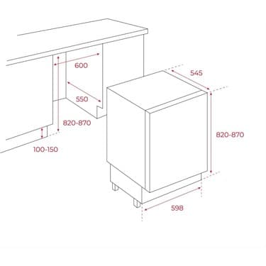 Teka Rsl 41150 Bu Ankastre Tezgahaltı Buzdolabı 2