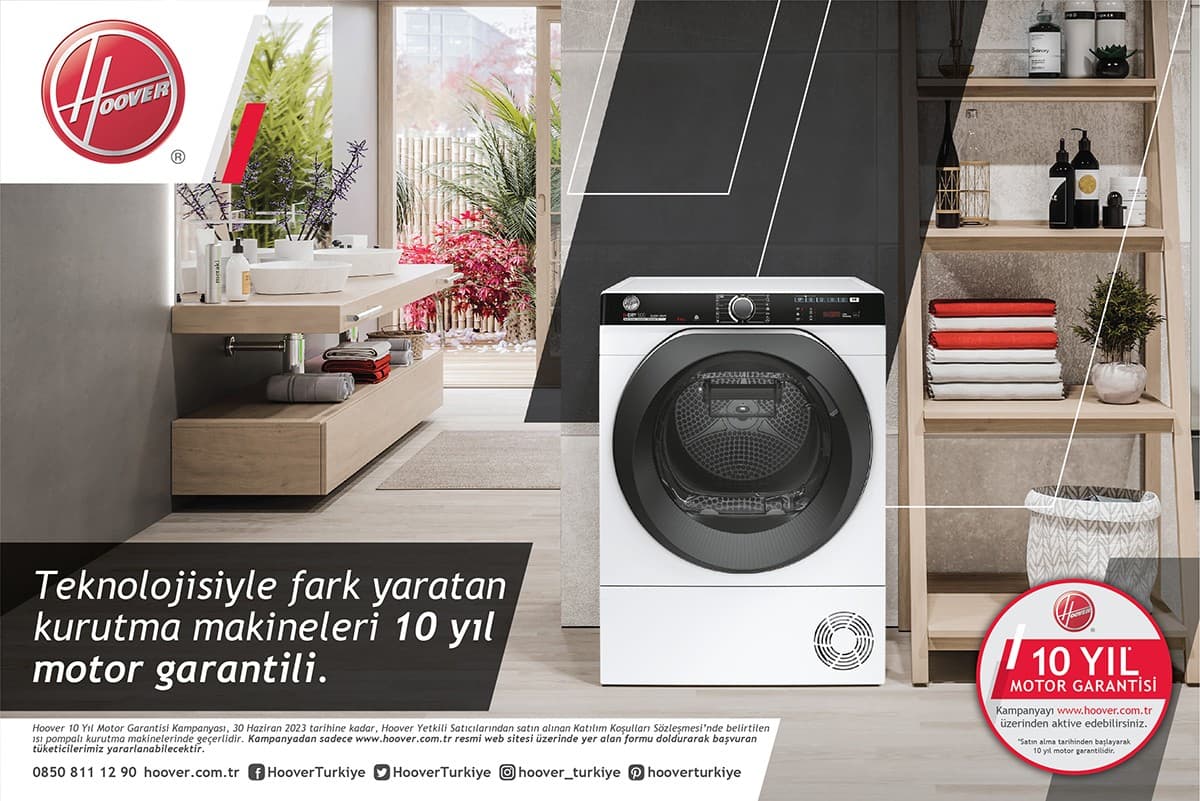 Hoover Hle H9A2Te-17 9 Kg Wi-Fi  Bağlantılı Isı Pompalı Kurutma Makinesi 7